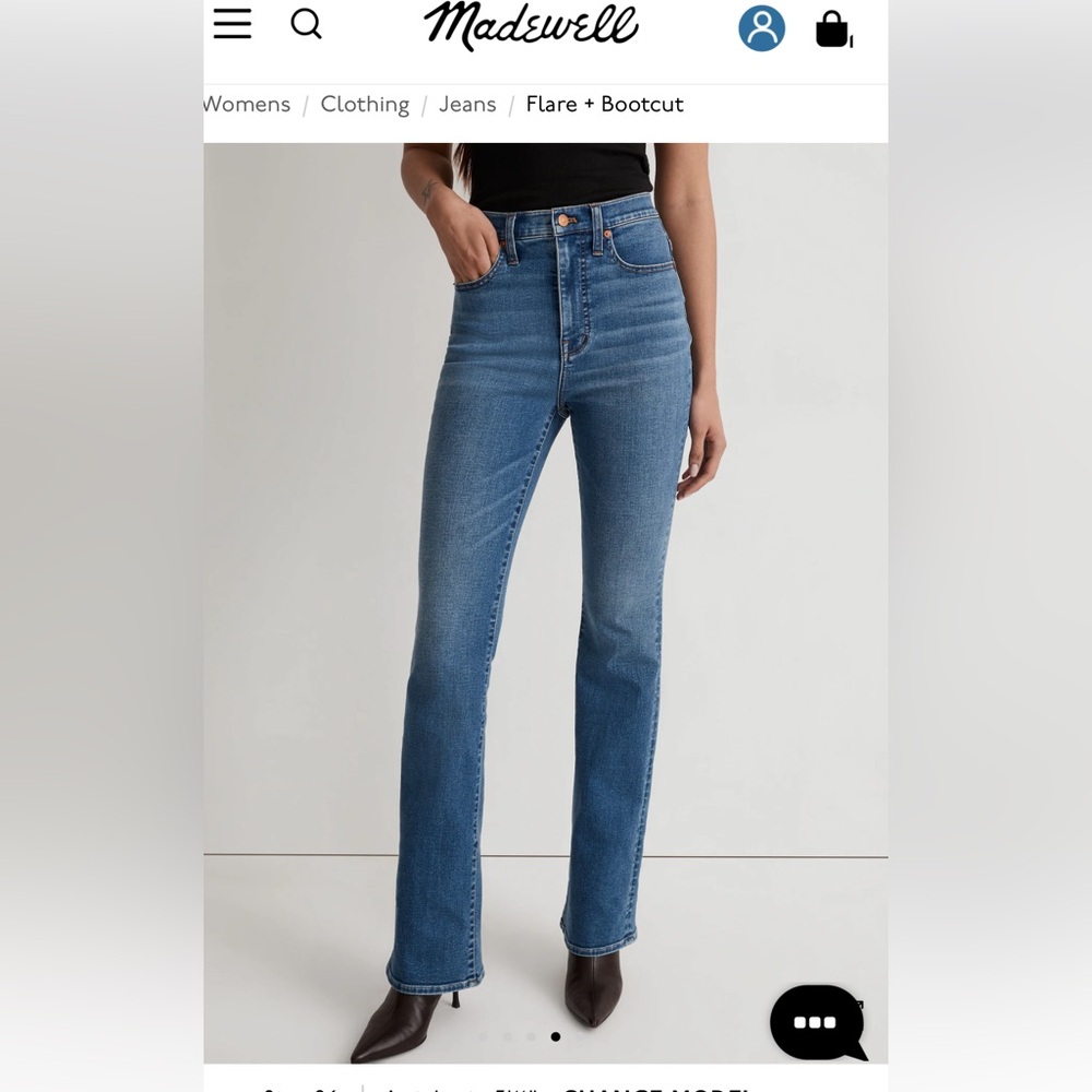 Madewell Skinny Flare Jeans Size 27P